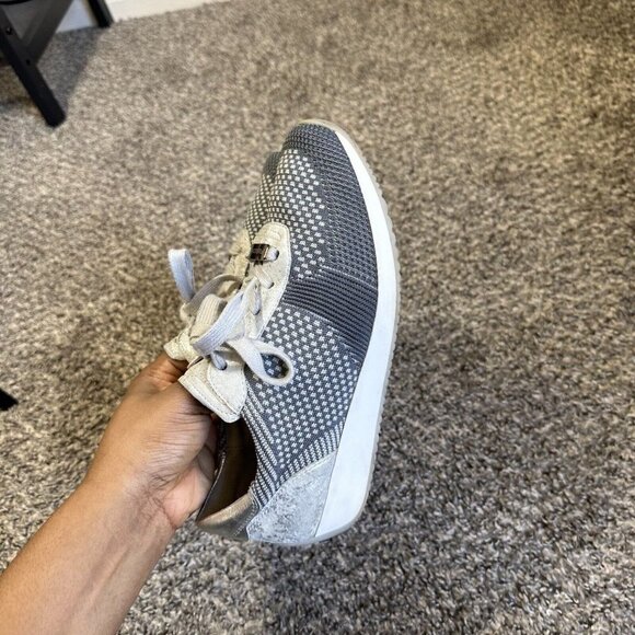 Ara Shoes Lilly Gray Knit Sneaker Walking Comfort Lace Up Fusion UK 5 US 7.5 - Picture 3 of 11